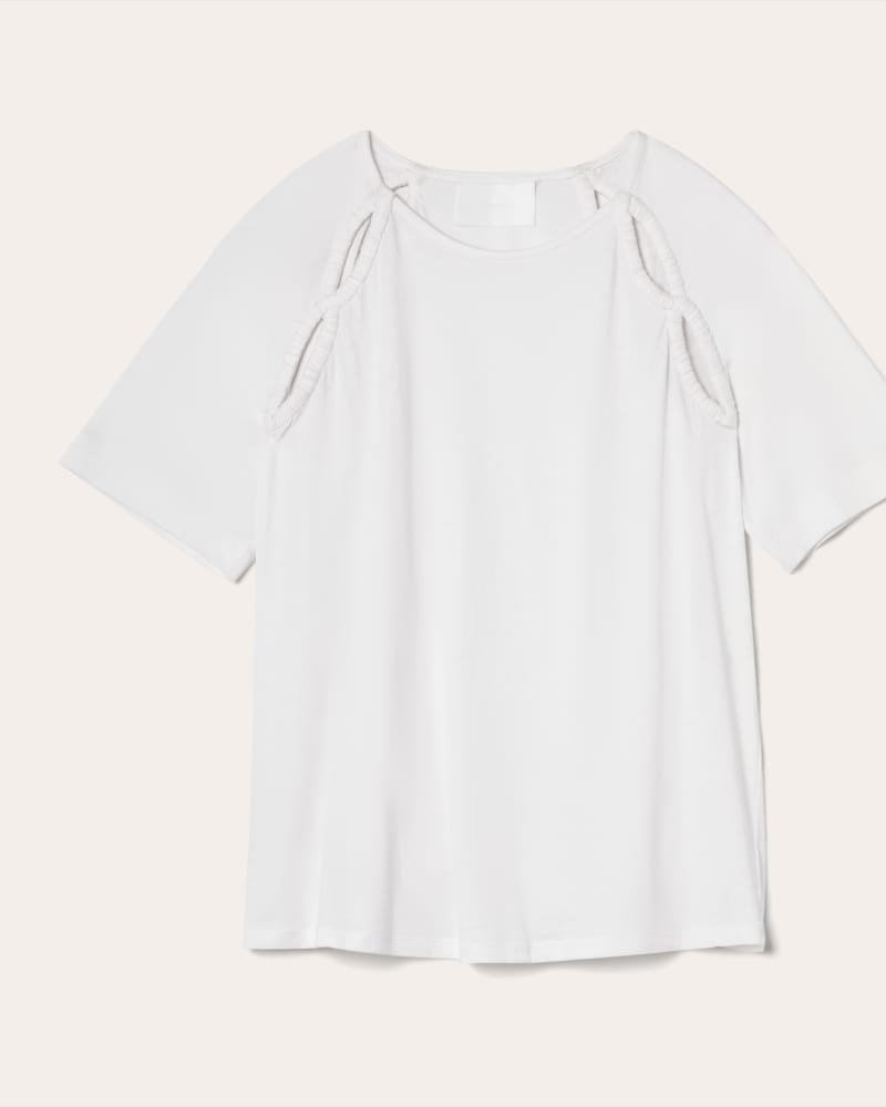 Front of a size XL Solace Top in White by Merlette. | dia_product_style_image_id:319950